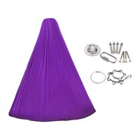 Magideal - Hamaca Con Columpio Para Niños, Silla Con Columpio Antivuelco Para Balcón, Patio Interior Y Exterior, Color Morado Púrpura