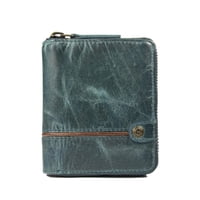 Gino Rodinis - Billetera Hombre Texas 1.160 Azul Turquesa/Marrón