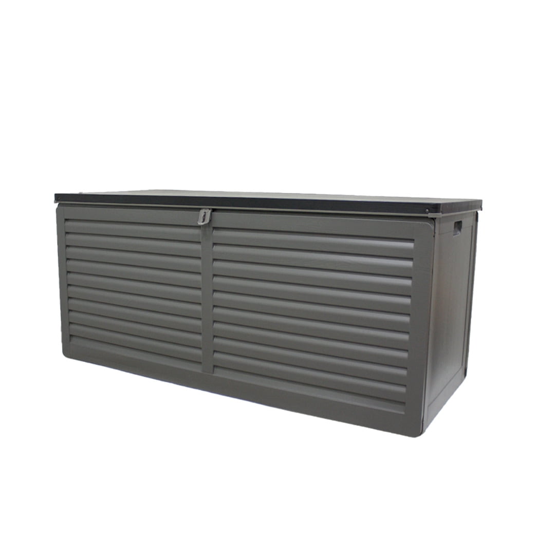 Bodega Multiuso Tipo Baúl Exterior Negro 146x61x64cm 490 Litros Qrubber