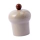 thumbnail image 3 of Tarro De Caramelos Con Tapa De 0,5 L, Ligero, Decorativo, Para Galletas, Para Bufé, Bodas, Fiestas, Té, Marrón, 3 of 5
