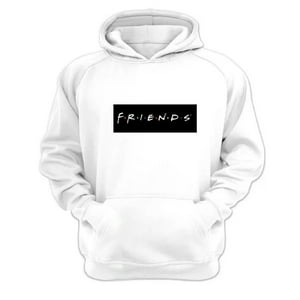 Genérico - Poleron Canguro Friends Blanco Talla L Unisex
