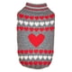 thumbnail image 2 of Prendas De Punto Para Mascotas Día De San Valentín Suéteres Para Perros Para Gatos Perros Celebraciones Navideñas Gris L, 2 of 5
