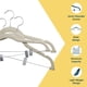 thumbnail image 5 of Perchas de terciopelo para faldas Lifemaster con clips ajustables, paquete de 10, 5 of 9
