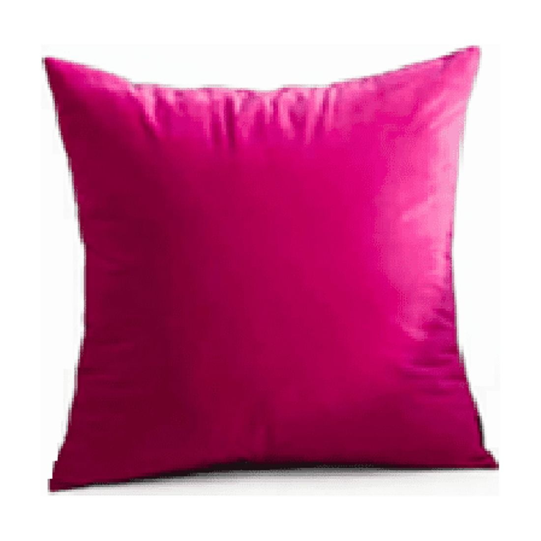 Genérico - Funda Para Cojín Velvet Terciopelo Liso En Variedad De Colores - Fucsia
