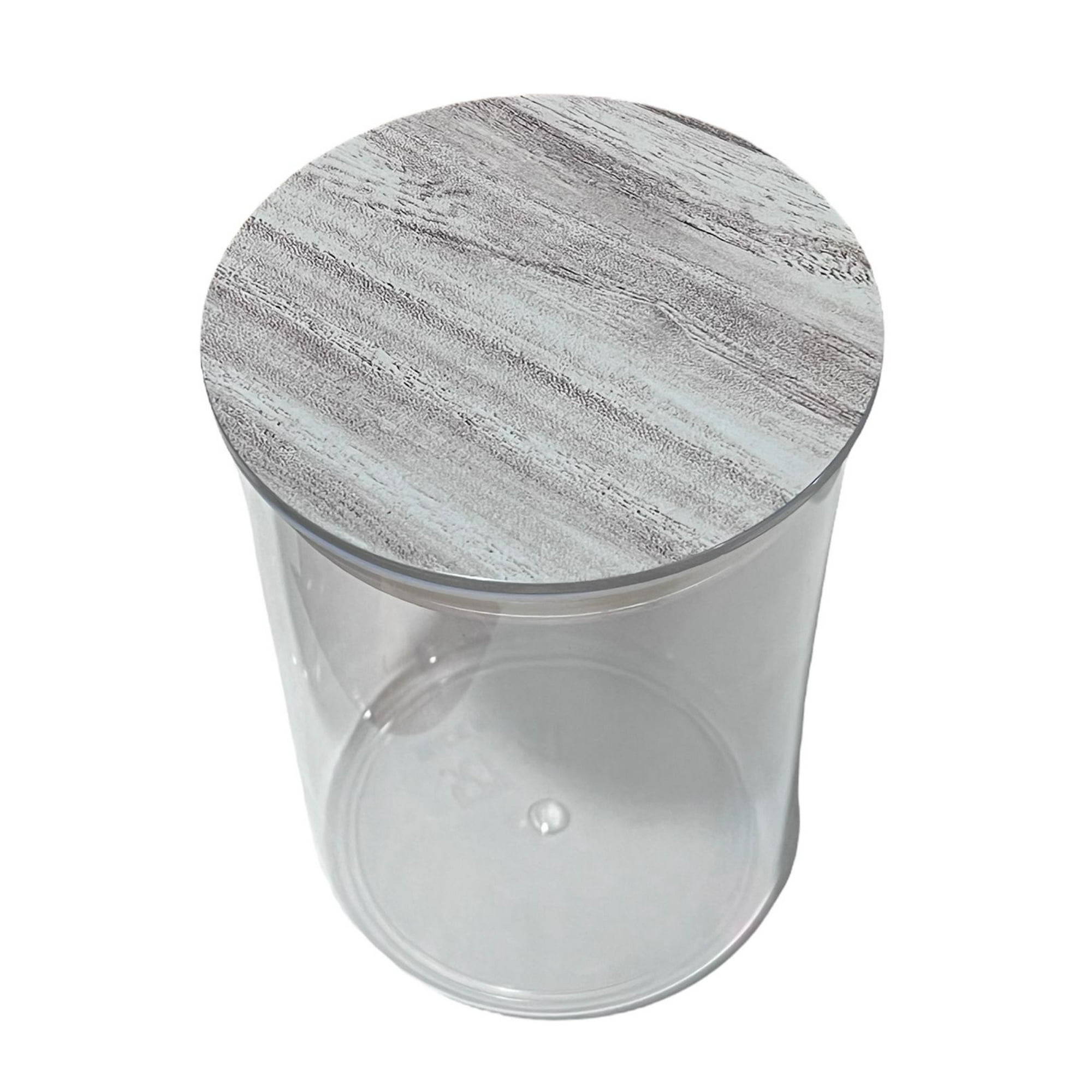 Oem - Pack 3 Frasco Conservero De Acrilico Contenedor Con Tapa