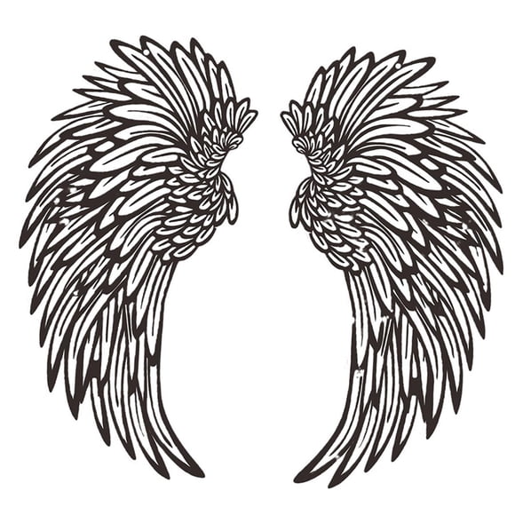 Alas De ángel Metal Wall Art Decor Escultura De Pared Para Sala De Estar Al Aire Libre Hogar