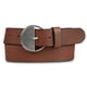 thumbnail image 1 of Cinturón Lucky Brand Half Circle de piel bronceado para mujer, 1 of 5