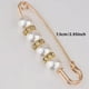 thumbnail image 3 of Women's Sweater Shawl Clips - Faux Pearl Brooch Pins for Dresses, Pants & Skirts - Safety Pin Decor, 3 of 5