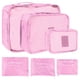 thumbnail image 1 of 6pcs Set Travel Suitcase Organizer Bags, Luggage Packing Cubes For Travel Organizer, Shoe Clothes Luggage Storage Bags,, 1 of 3
