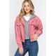 thumbnail image 1 of Chaqueta Larga de Pana con Capucha y Cuello Alto, 1 of 5