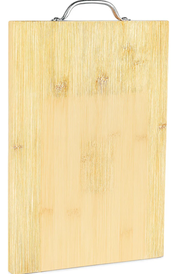 Genérico - Tablas De Cocina De Bambu Para Cortar O Servir Mango 36X26Cm