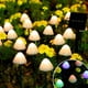 thumbnail image 1 of 10pcs Mini Solar Mushroom Lights, Outdoor Solar Garden Light, Waterproof Cute Mushroom Shaped Flower Lights For Pathway Landscape Yard Patio Garden Party Wedding Festival Decoration, 1 of 2