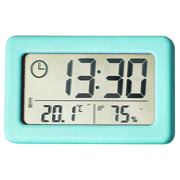 Reloj sencillo, ligero y delgado, reloj electrónico de temperatura y humedad, reloj conveniente.