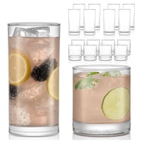 Juego De Vasos Para Bebidas Libbey Province Tumbler And Rocks, 16 Piezas
