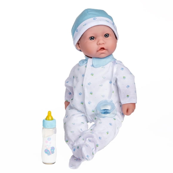 Baby Doll JC Toys La Baby Blue, 40 cm, lavable y suave cuerpo para niño