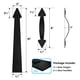 thumbnail image 2 of Kit de herrajes magnéticos decorativos para puerta de garaje WINSOON negro, 6 piezas, 2 of 6