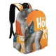 thumbnail image 2 of Horton Escucha a Quién-theme Backpack, Campus style schoolbag Bookbag with Adjustable Shoulder Straps And Large Zip Compartment, Unisex Travel Bags.42x30x15cm, 2 of 6