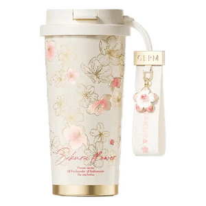 Germ Termo Botella De Café Mantiene Frío Caliente 500 Ml Sakura Biege