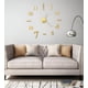 thumbnail image 3 of Reloj Pared 3D Grande Decoración Dorado Sin Marco Jhn, 3 of 3