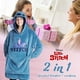 thumbnail image 3 of Manta con capucha Disney Stitch de forro polar para niñas y adolescentes, color azul, 3 of 3