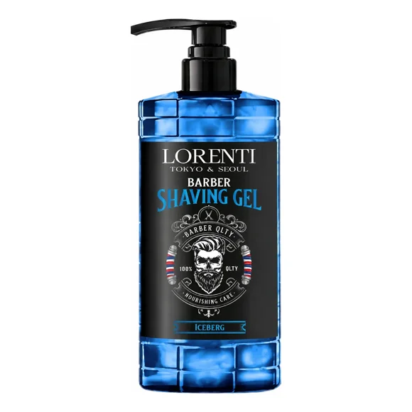 Shaving gel lorenti deslizamiento suave iceberg 1000 ml