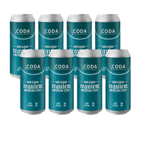 Cervecería Coda - 8 Latas Cerveza Artesanal Coda Requiem - American Stout