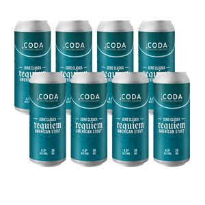 Cervecería Coda - 8 Latas Cerveza Artesanal Coda Requiem - American Stout