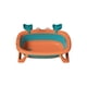 thumbnail image 2 of Bañera Tina Bebe Plegable Plegable Cangrejo Naranja, 2 of 5
