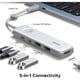 thumbnail image 2 of Hub USB-C UGREEN 5 en 1 Slim 100W PD 4K60 10Gbps para MacBook, 2 of 3
