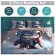 thumbnail image 5 of Avengers Comic Cool 3 Piece Bedding Sets- Includes Duvet Cover &Pillow Shams - Bedding Features Captain America, Hulk, & Thor - Super Soft Bed Sheets, 5 of 5