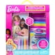 thumbnail image 1 of Kit de arte Tara Toys Barbie con placas para frotar para niñas, 1 of 4
