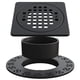 thumbnail image 1 of Kit de rejilla de desagüe Yaseingoo de 4" en negro mate de acero inoxidable, 1 of 6