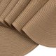 thumbnail image 3 of XmhyTop Juego de 6 Manteletes Redondos Individuales de Algodón Premium, Antideslizantes con Textura Gruesa, Resistentes al Calor, Estilo D, 38cm, Color Marrón, 3 of 4
