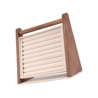 Ioensy - Soporte De Exhibición De Anillos, Organizador De Joyas Para Collares, Pulseras, Tocador, Color Beige