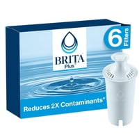 Filtro De Agua Brita Plus De Alta Densidad Sin Bpa, 6 Filtros