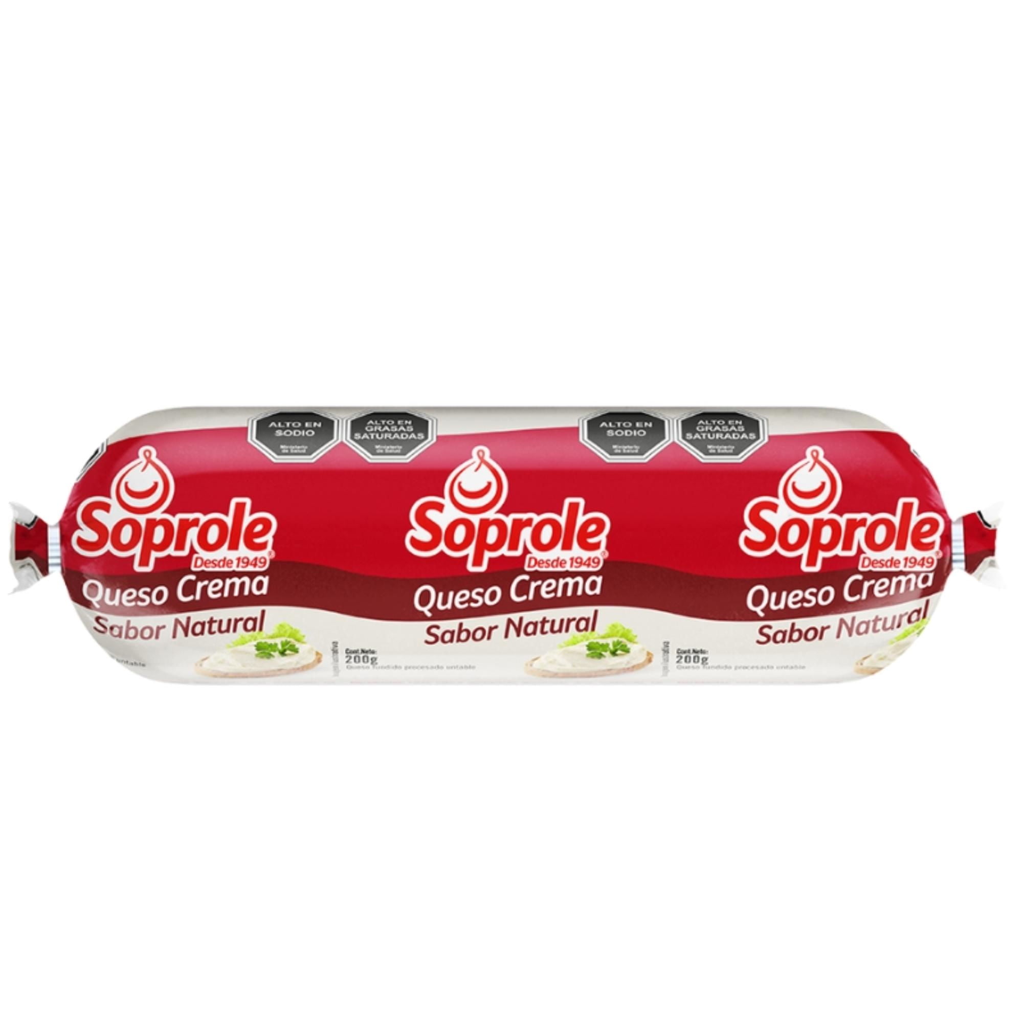Queso Crema Natural 200 g Soprole