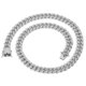 thumbnail image 1 of Cadena de Eslabones Cubanos de Miami Extra Brillante Grande con Hielo para Hombre, Collares de Eslabones de Cadena Hip Hop de 12 Mm de Ancho, Collar Sólido y Grueso para Hombre de 16-24 Pulgadas,, 1 of 8