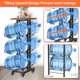 thumbnail image 4 of Soporte para garrafones de agua Dataroad Selead de 3 niveles plegable para 6 botellas, 4 of 6