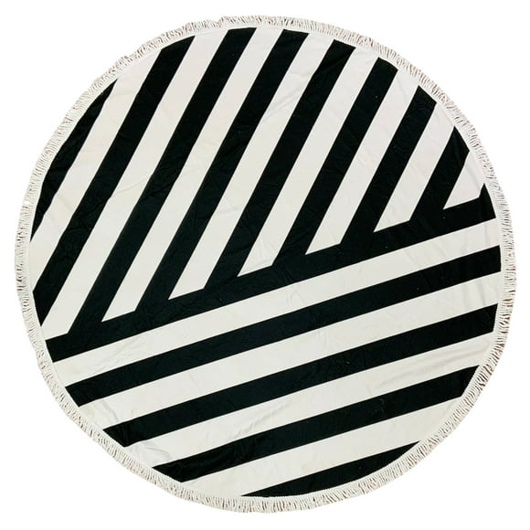 Toalla Redonda Stripes B Y N