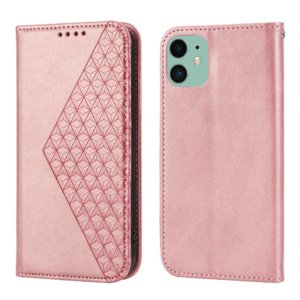 Funda Flip Foxdock Para Iphone 11 Pro , Estilo Billetera Con Diseño Rombo, Correa De Mano Y Soporte, Uso Diario