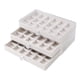 thumbnail image 1 of Caja Organizadora De Joyas, Caja De Almacenamiento Moderna Para Pulseras, Pendientes, Anillos, Color Beige, 1 of 3