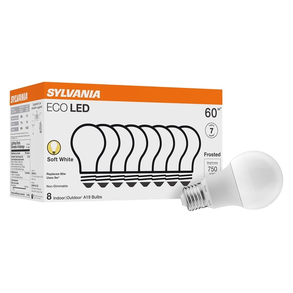 Bombilla LED SYLVANIA ECO A19, 9 W, 750 lm, 2700 K, no regulable