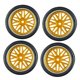 thumbnail image 5 of 4x RC Drift Tire Good Grip Para 1/18 RC Drift Rally Car Accesorio Repuestos Amarillo, 5 of 5