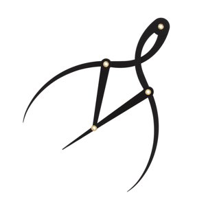 Ioensy - Calibrador De Cejas Proporción De Oro Accesorios Balanza Para Profesionales Posicionamiento