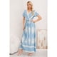 thumbnail image 1 of Maxi Vestido Largo Mujer Cruzado Estampado Casual Eventos 3383, 1 of 3