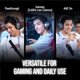 thumbnail image 3 of Auriculares inalámbricos para gaming OXS Storm A2 con ANC, Bluetooth y 70 h, 3 of 7