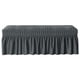 thumbnail image 3 of Funda para banco de comedor, elásticas extraíbles para sillas, de funda de asiento elástico, funda de cojín para banco para , gris Gris oscuro, 3 of 5