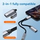 thumbnail image 2 of Adaptador Split Audífonos Y Carga Tipo-c A Jack 3.5 Veggieg, 2 of 4