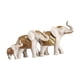 thumbnail image 5 of Estatuilla De Arte De Colección De Estatua De Elefante De Resina Para Decoración De Mesa De Gabinete Familia, 5 of 5