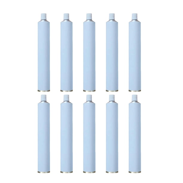 10 tubos vacíos de pintura al óleo, envases metálicos exprimibles con tapa, 60 ml, para artículos de tocador, acuarelas, muestras de cosméticos y pint